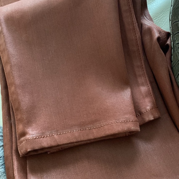 Paige Transcend -Hoxton High Waist Skinny Jeans Burgundy size 30 - Picture 11 of 11